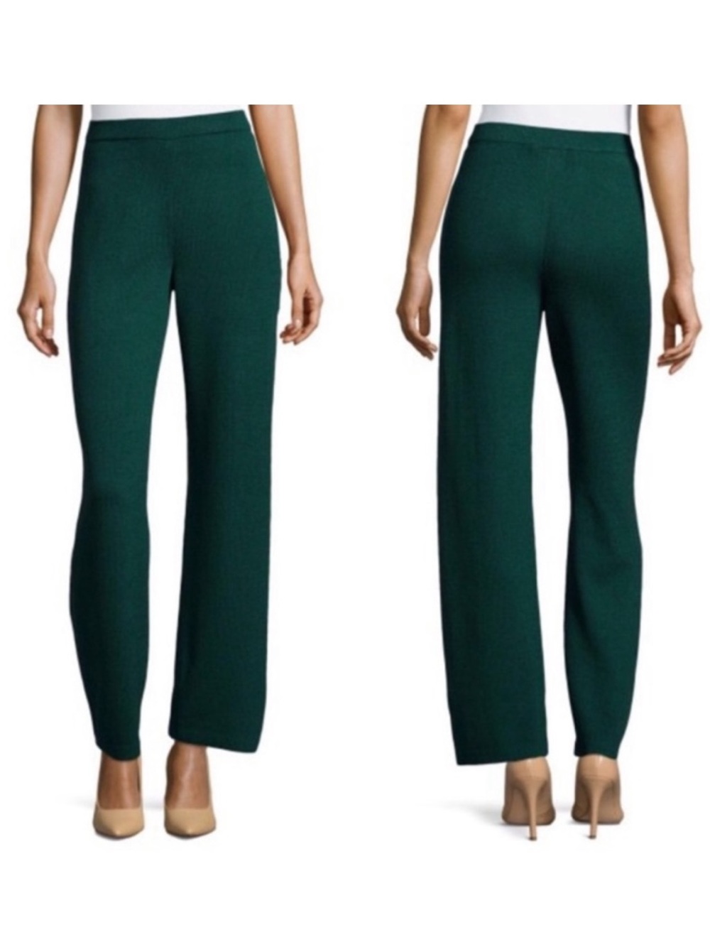 St. John Santana knit pants Evening Marie Gray size 2